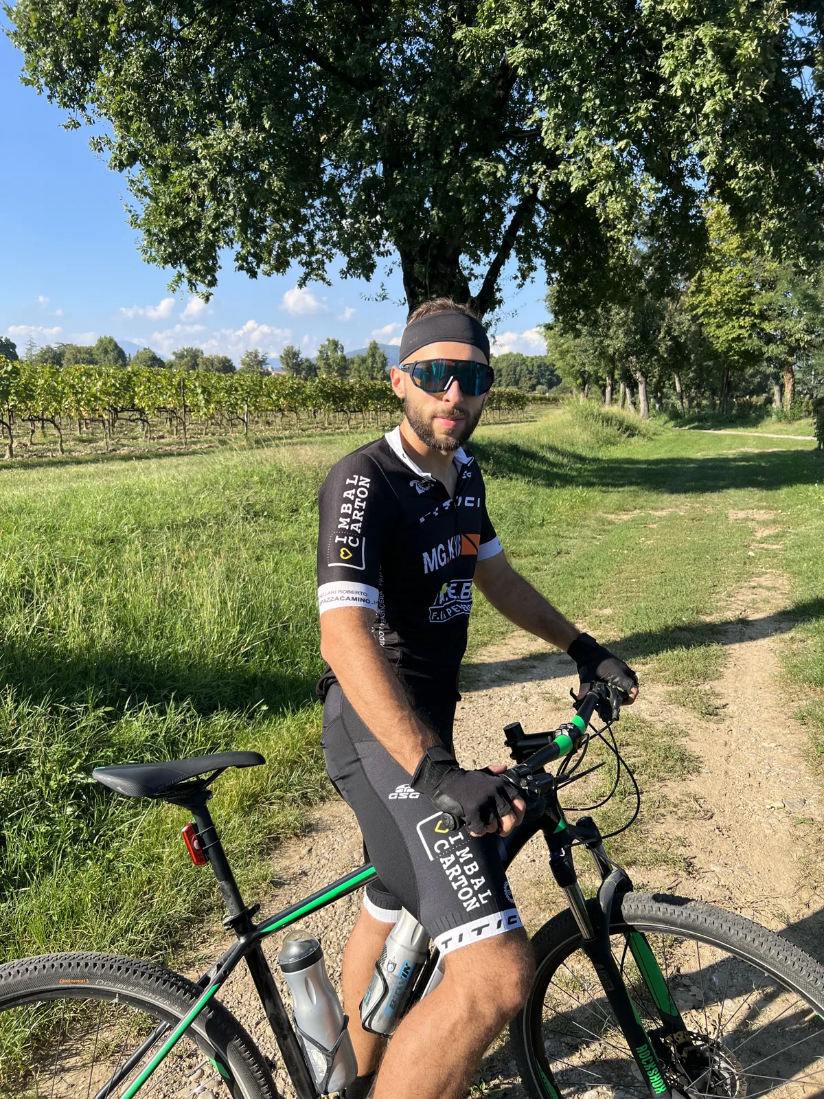 Sterrato, in mountain bike